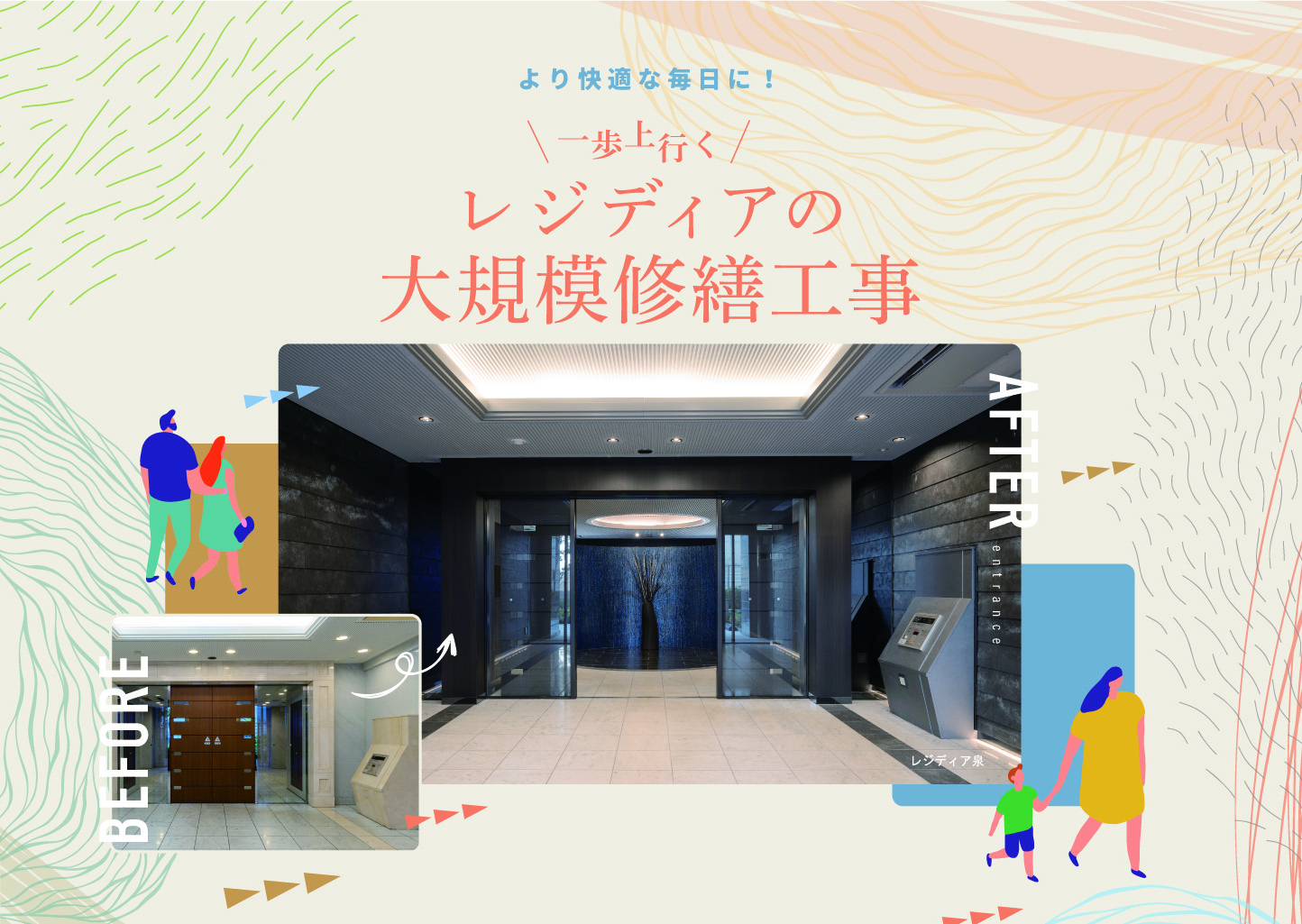 RESIDIA NEWS no.36 より快適な毎日に！レジディアの大規模修繕工事