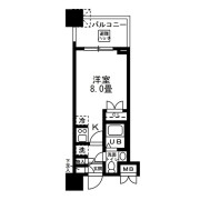 レジディア錦糸町　1R(20B-1-VU(411)-TYPE)