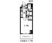 レジディア杉並方南町　1K(A-VU(315)-TYPE)