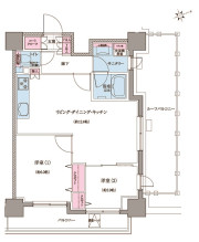 レジディア松陰神社前　2LDK(K-TYPE)